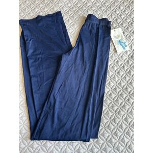 Body Wrappers Vintage Navy Blue Jazz Pants Dance Yoga Womens Small NWT USA Made